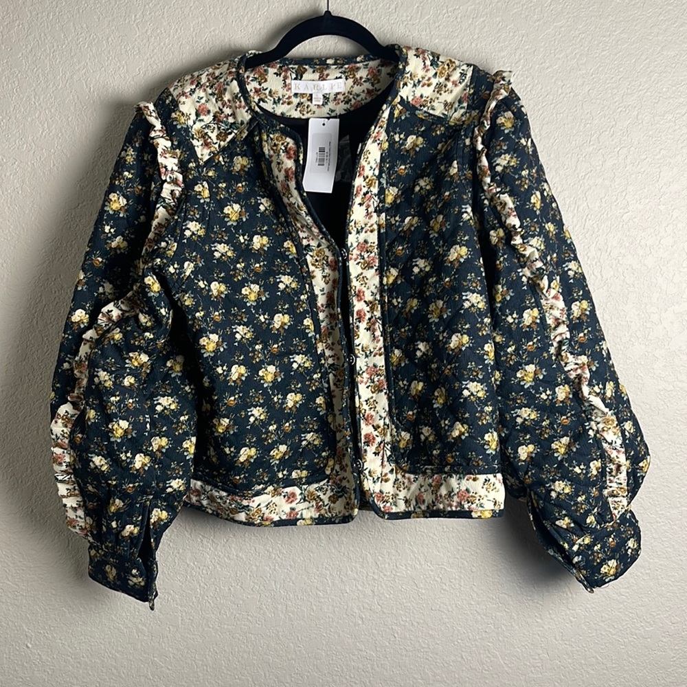 NWT Karlie Floral Ditzy Jacket Size L
